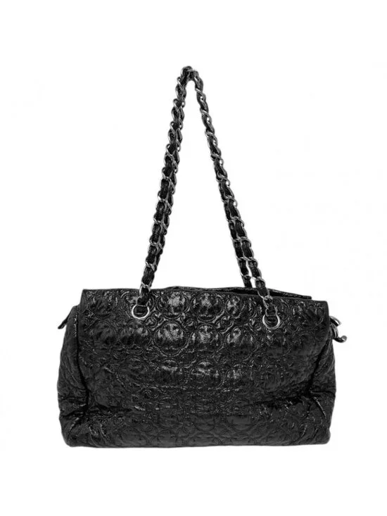 Chanel Handbag Camellia Quilted Bow-ring Bag Shoulder Chain - Picture 2 of 10